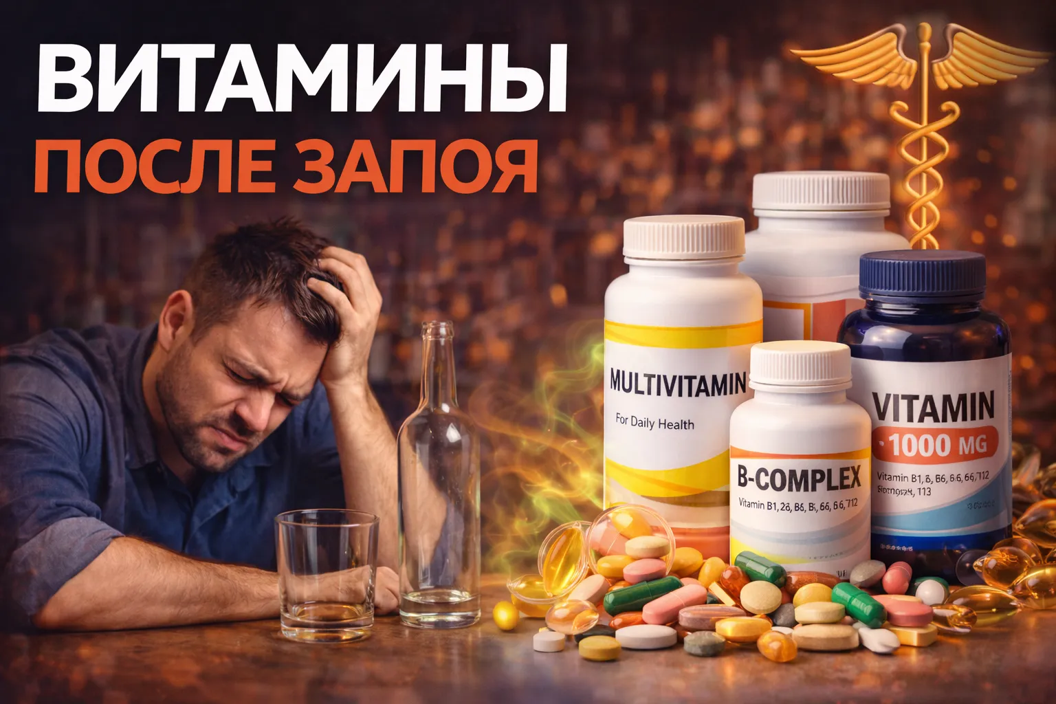 Витамины после запоя: восстановление организма